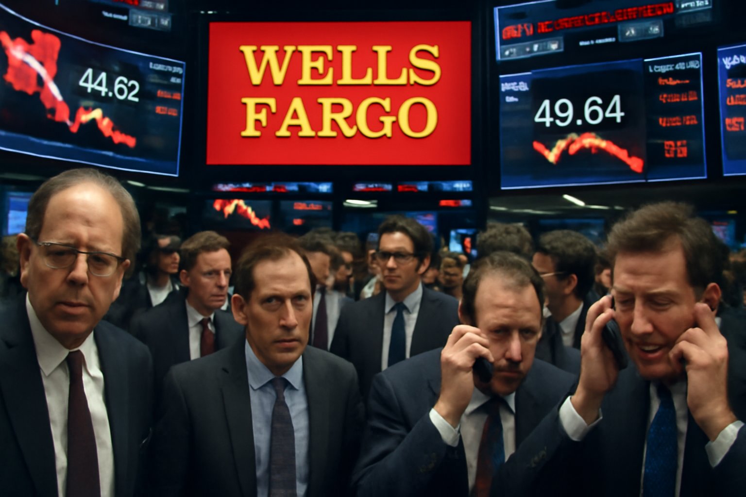 "Wells Fargo shares fall after disappointing earnings report: Impact on stock market and investment strategies"