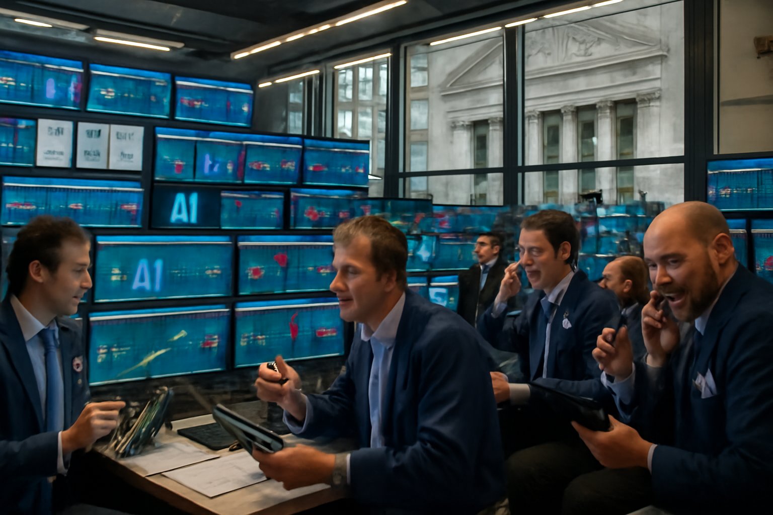 "Wall Street AI stock frenzy February 2026: navigating mixed sentiment and rising valuations"