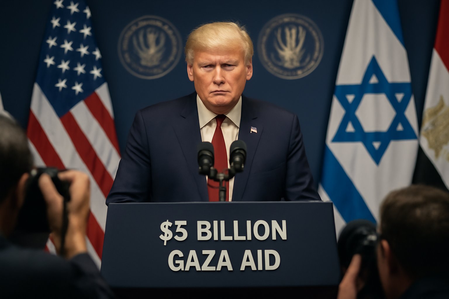 "Trump $5 Billion Pledge Peace Board News February 2026 - Aid and Infrastructure Funding Controversy"