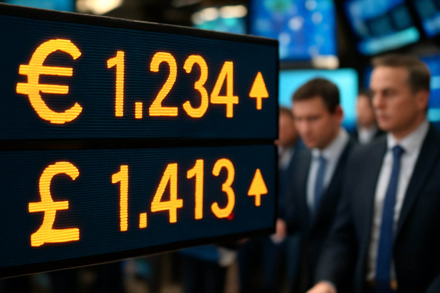 "Euro and British Pound Strengthen Against US Dollar Due to High Tariffs and Global Trade Tensions - Latest Currency Market Update"