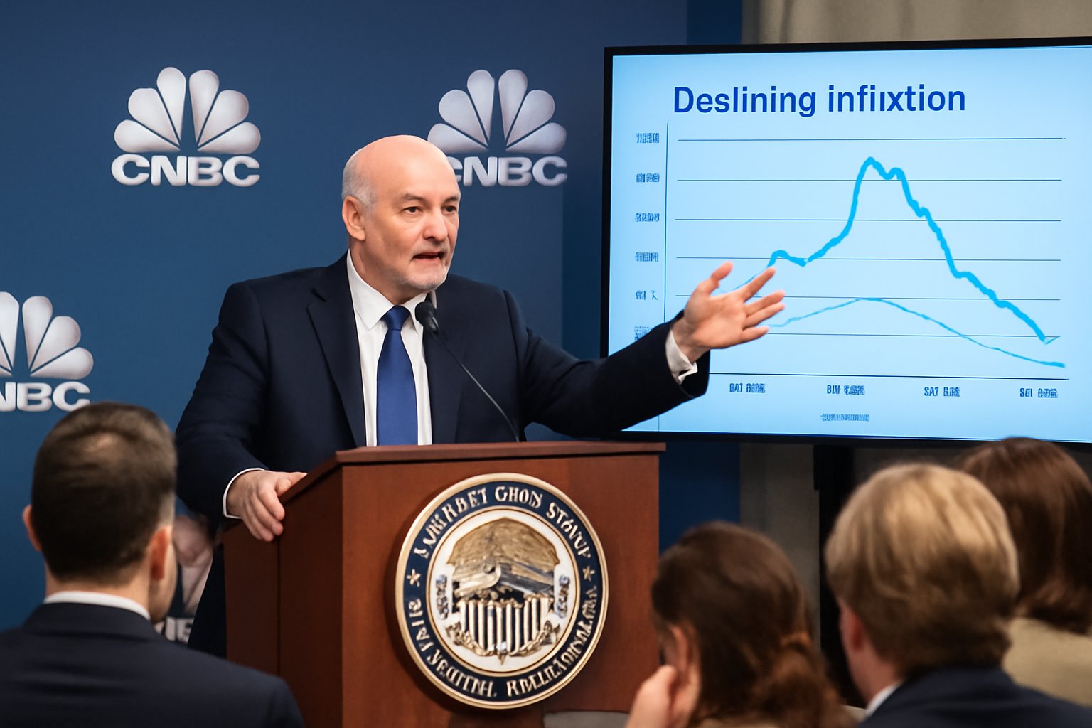 "Federal Reserve Waller calls for interest rate cuts after stable market reaction to delayed inflation report"