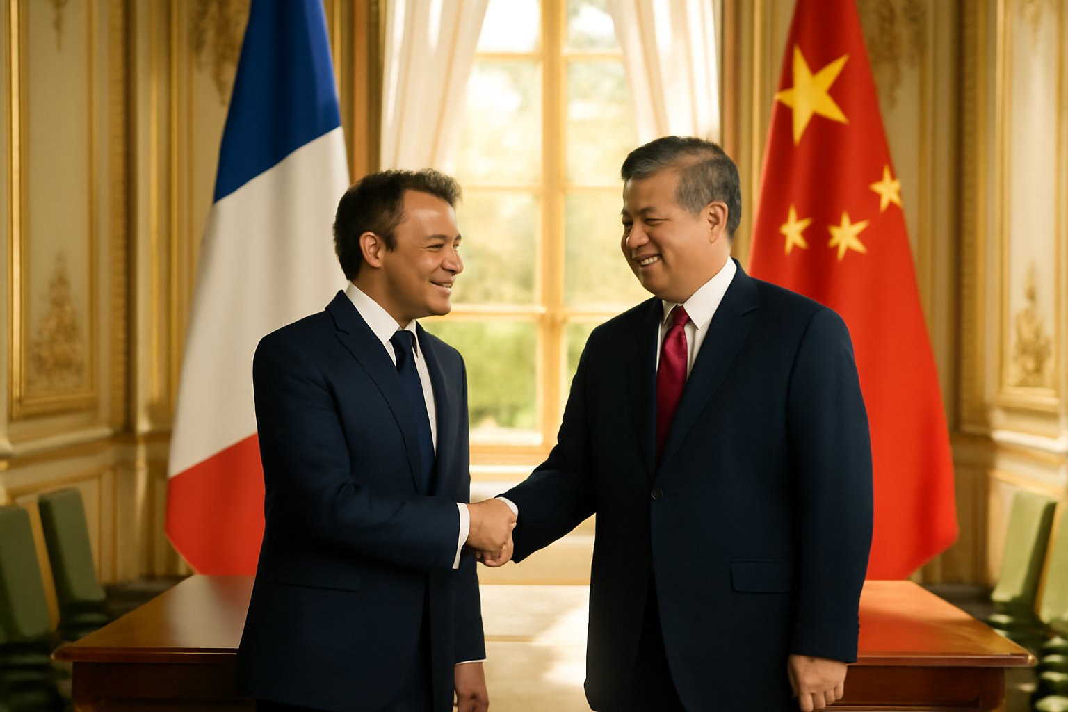 "Macron Xi diplomatic maneuvers trade tensions regional alliances news December 2025"