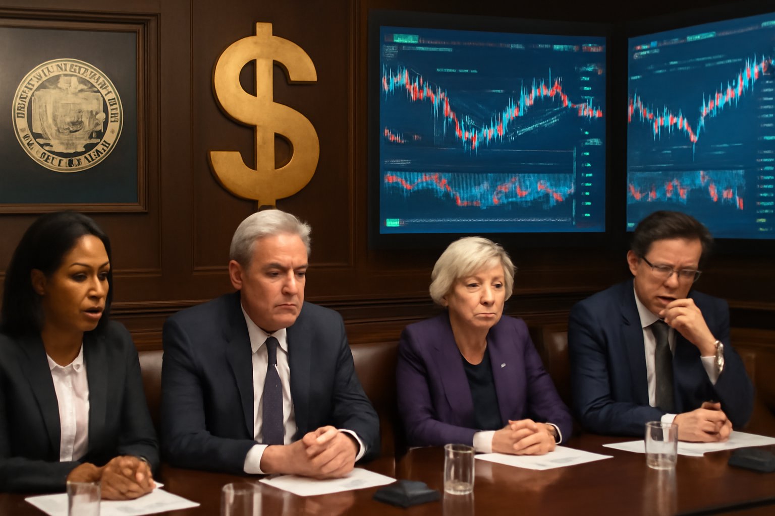 "Mixed Outlook on Interest Rates by Fed Officials Causes Market Volatility and Strengthens Dollar - Search for Updates on Federal Reserve Interest Rate Decisions Impact"