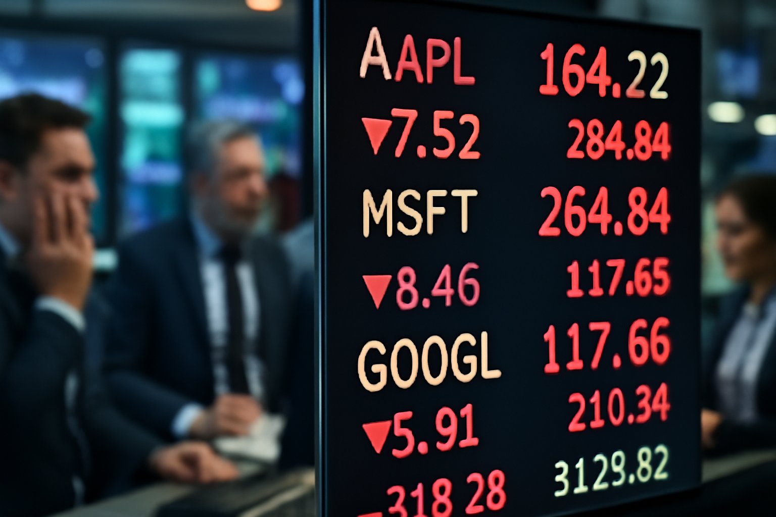 "How are tech giants responding to regulatory challenges amid declining shares?"