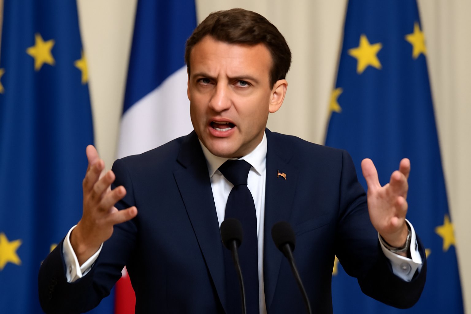 "Macron calls for European unity against Trump while promoting fighter jet initiative amid German tensions over Buy European policy"