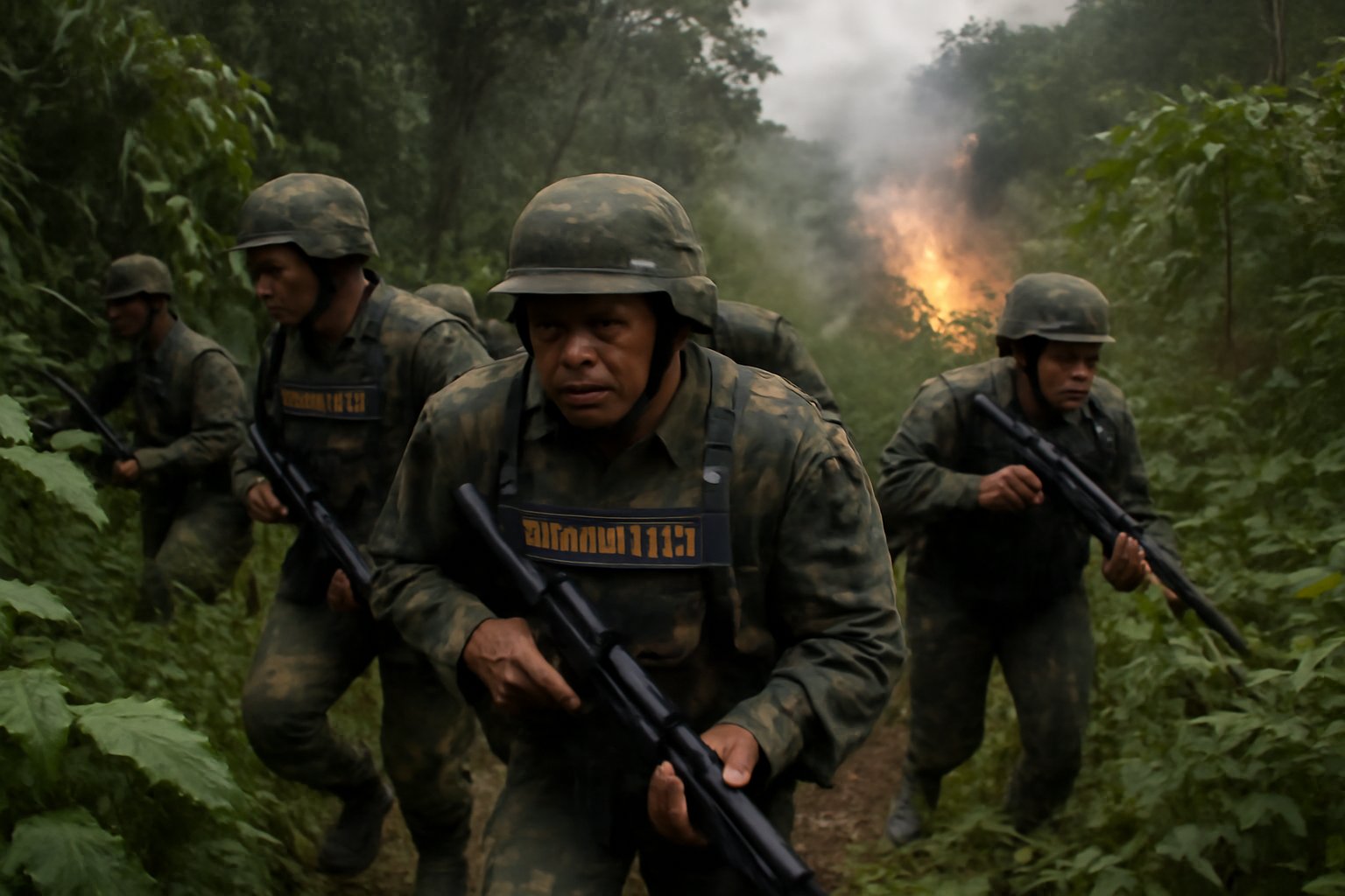 "Venezuela launches military offensive against rebel camps; US accused of provoking conflict - latest news update"