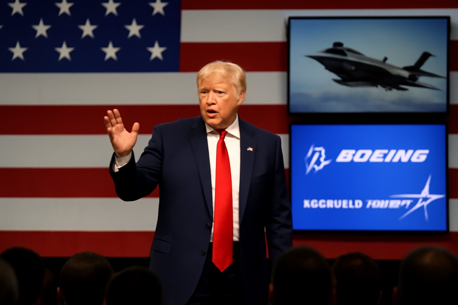 "Trump Advocates for Higher Defense Budget, Critiques Major Contractors Ahead of State of the Union Address"