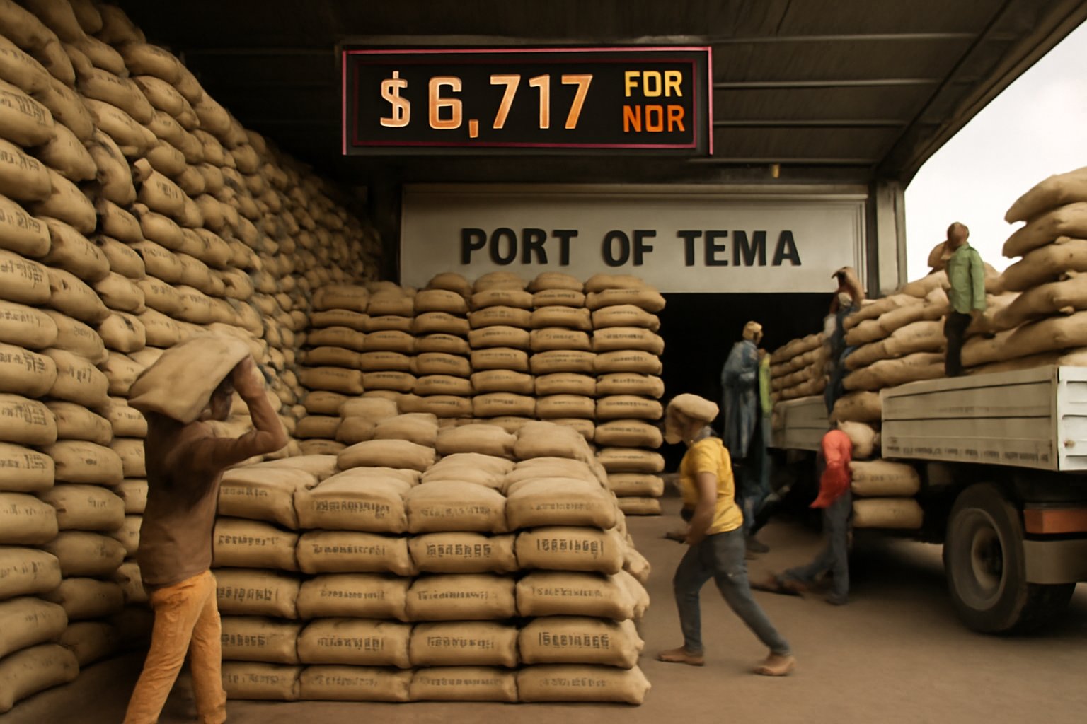 "Cocoa prices drop to 10-month low due to increased Ghanaian arrivals and competitive pricing from Ivory Coast - What's driving the cocoa market trends?"