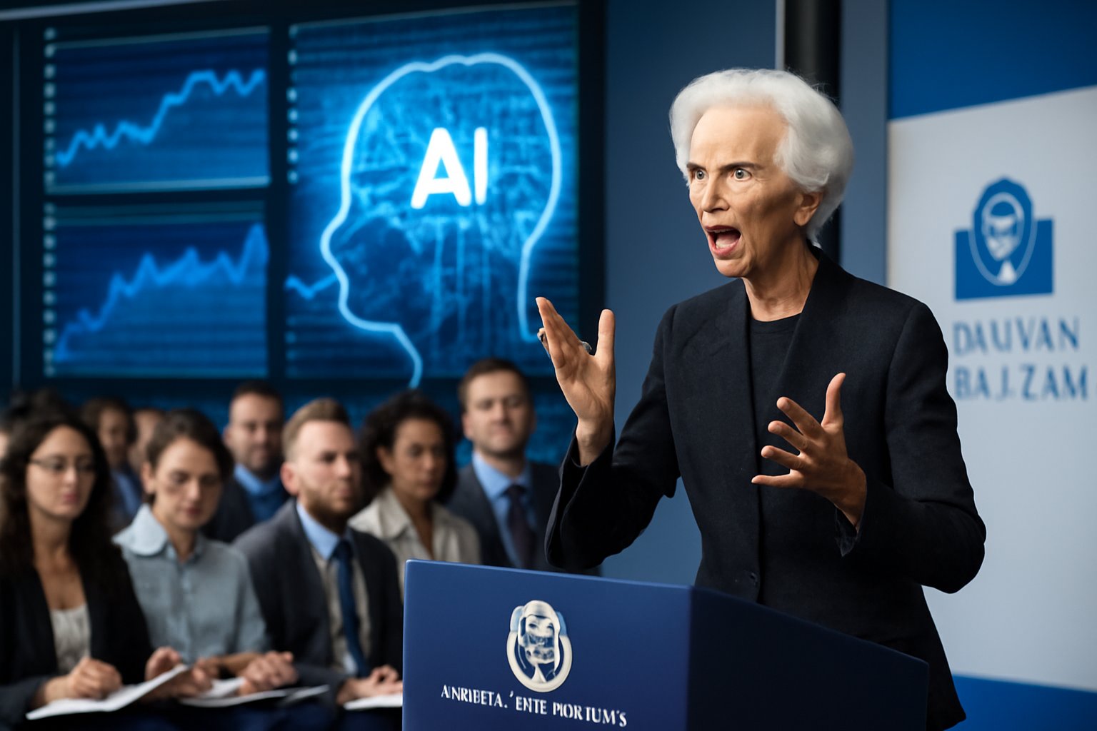 "European Central Bank Leaders Discuss AI's Role in Enhancing Competitive Advantage While Addressing Concerns of Rising Inflation in Food and Services"